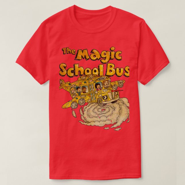 CAMISETA ZOOM - RETRO DE ÔNIBUS DA ESCOLA MÁGICA (Frente do Design)
