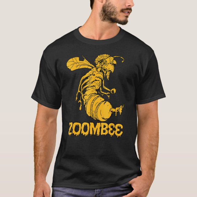 Camiseta Zoombie Bees Zoombee Para O Halloween 2021 (Frente)