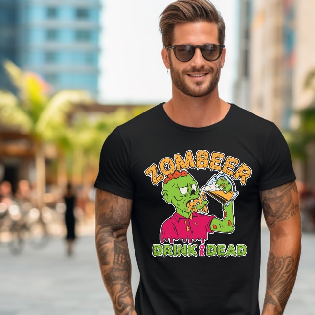 Camiseta Zoomvet Beber ou T-Shirt Morto (Criador carregado)