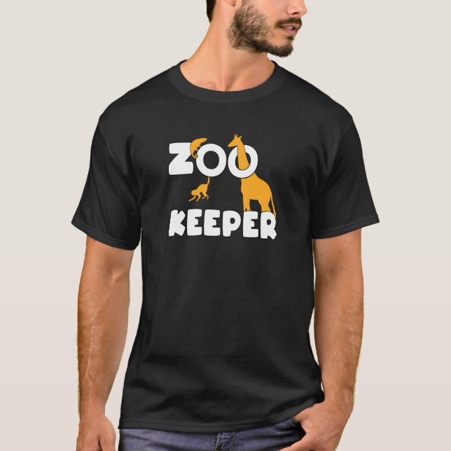 Camiseta Zootecnia da Girafa Animais Zoológico (Frente)