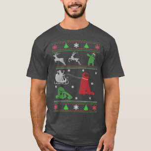 Camiseta Zootecnista da Árvore de Pinheiro de Natal Engraça
