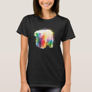 Camiseta Zootecnista de Pintura do Urso Polar