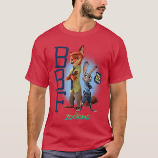 Camiseta Zootopia Judy and Nick Bunnys Best Friend BBF funn