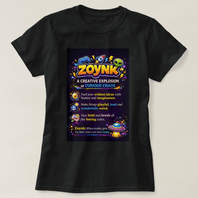 Camiseta Zoynk & Bright 0046836 (Frente do Design)
