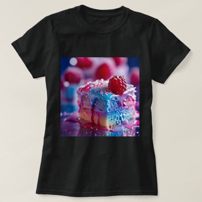 Camiseta ZOYNK Dream World Picture Art Berry Cake (Frente do Design)