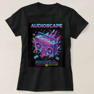 Camiseta ZOYNK T-Shirt Graphics Audioscape Boom Box 0045216