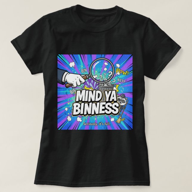 Camiseta ZOYNK T-Shirt Graphics Mind Ya Binness 0045233 (Frente do Design)