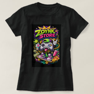 Camiseta ZOYNKSTORE Controle de Jogo Skate 00456