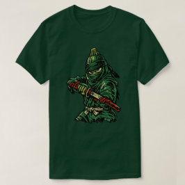 Camiseta Zucchini Shadow Strike — Vintage Retro Ninja Fight