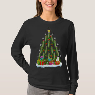 Camiseta Zucchini Xmas Tree Lighting Papais noeis Zucchini