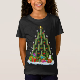 Camiseta Zucchini Xmas Tree Lighting Papais noeis Zucchini