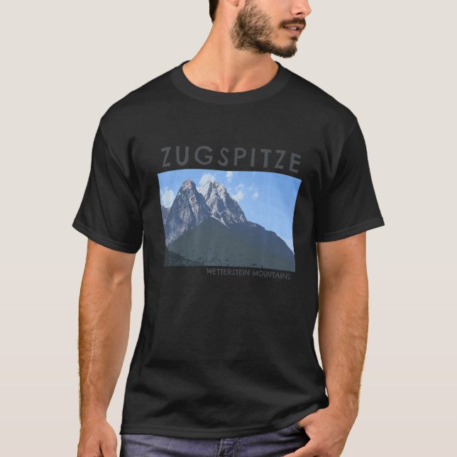Camiseta Zugspitze Peak Alemanha Mountain (Frente)