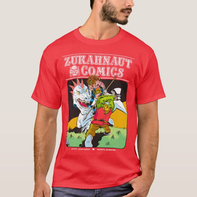 Camiseta ZUKAHNAUT - O T o mais alto do anão (Frente)