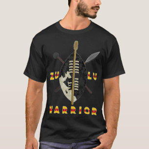 Camiseta Zulu Warrior Black Pride African Tribes Shaka King