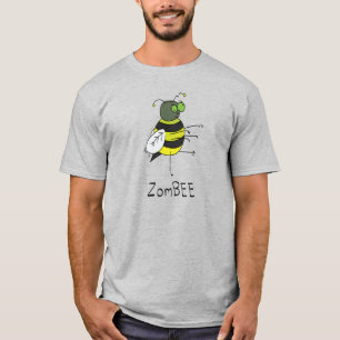 Camiseta Zumbi Abelha do Halloween Divertido para Crianças