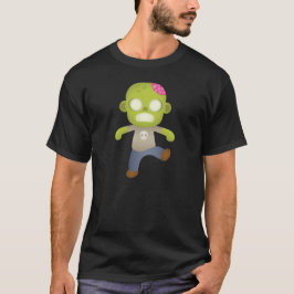 Camiseta Zumbi de desenho animado fofo