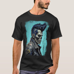 Camiseta Zumbi de Rock'n'Roll Apocalíptico