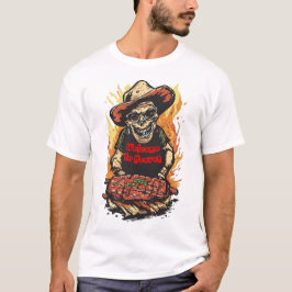 Camiseta Zumbi engraçado nos convida a Comer algumas Costel