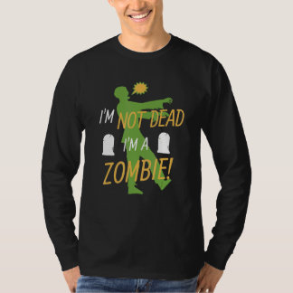 Camiseta Zumbi Halloween Não estou morto sou um zumbi