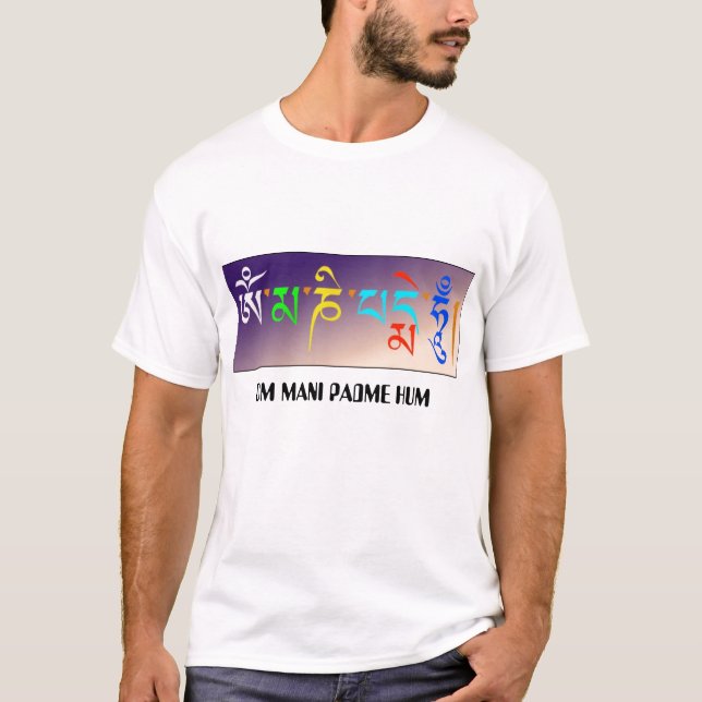 CAMISETA ZUMBIDO DE OM MANI PADME (Frente)