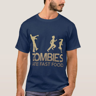 Camiseta Zumbis Odeiam Garota Amiga da Família de Comida Rá