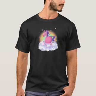 Camiseta Zuna The Unicorn Colorful Rainbow Fantasy