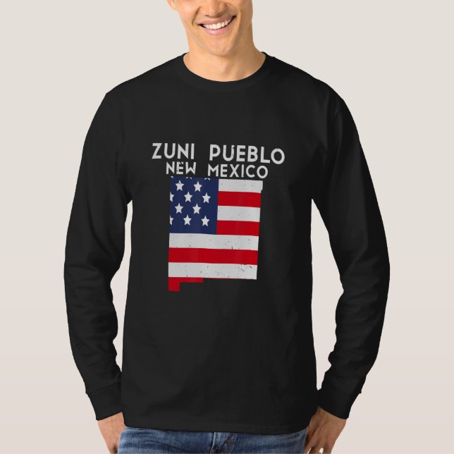 Camiseta Zuni Pueblo USA State America Travel New Mexican N (Frente)