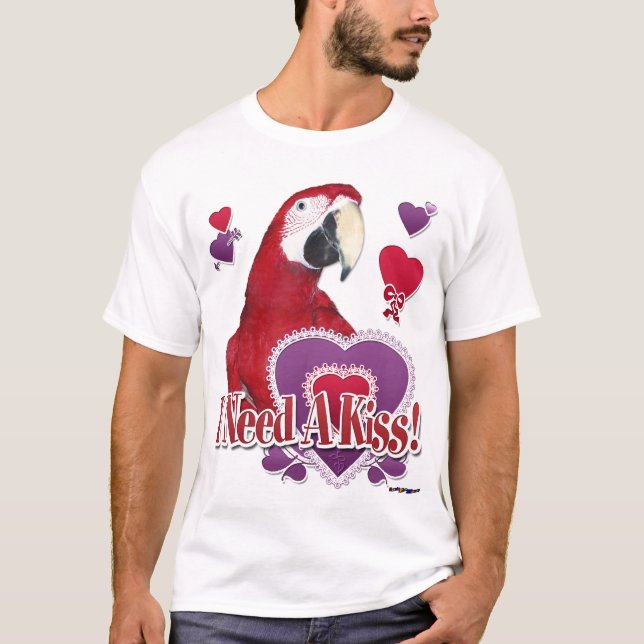 Camiseta Zuzu - Preciso De Um Beijo! (Frente)