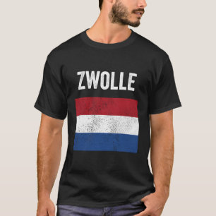 Camiseta Zwolle Nederland Cidade dos Países Baixos Bandeira