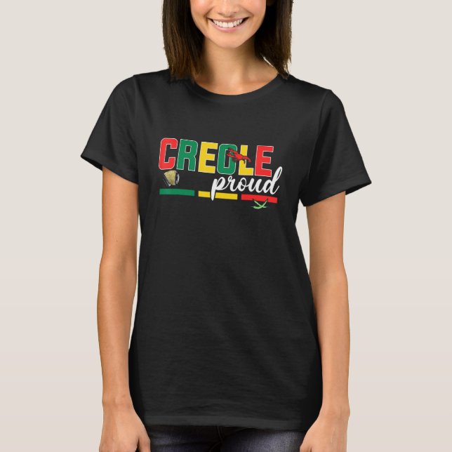 Camiseta Zydeco Creole Orgulha-se do Zydeco Music Festivals (Frente)
