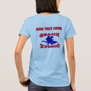 Camiseta Zydeco, música cajun, T-Shirt