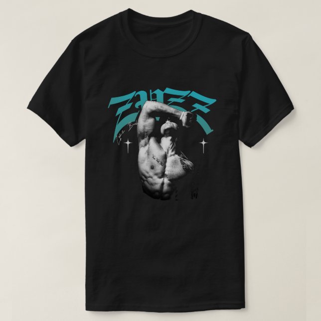 Camiseta Zyzz Aesthetic Tribute (Frente do Design)
