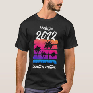 Camisetas 2012 Vintage Retro 10º Aniversário