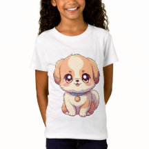 Camisetas Adoráveis de Animação Puppia para Crianç