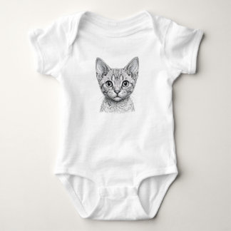 Camisetas Adoráveis de Bebê Tigre Gatinho