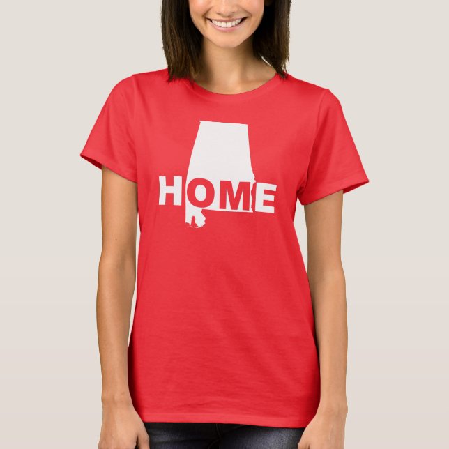 Camisetas Alabama Casa Longe do Estado (Frente)