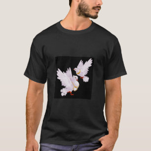 Camisetas amantes de pássaros design para o homem.