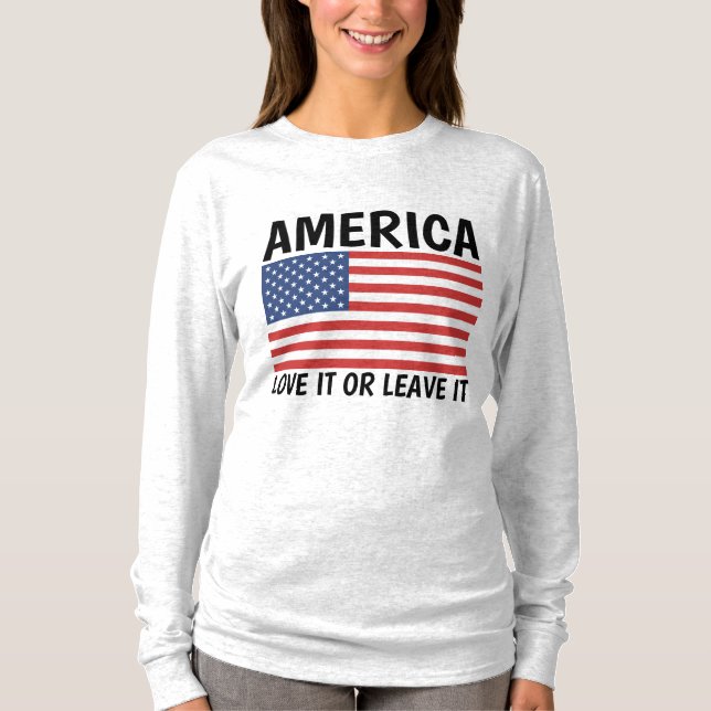 Camisetas AMÉRICA AME OU DEIXE (Frente)