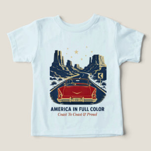 Camisetas America em Cores Vibrantes