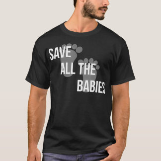 camisetas anti-aborto salvam todos os bebês