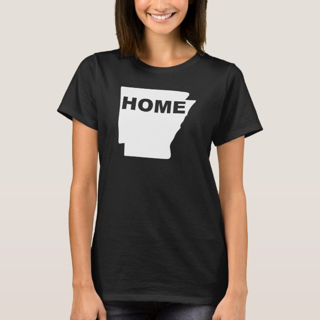 Camisetas Arkansas Casa Longe do Estado (Frente)