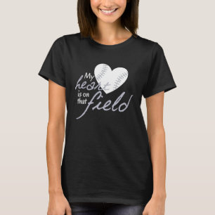 Camisetas AS Meu Coração está naquele Campo