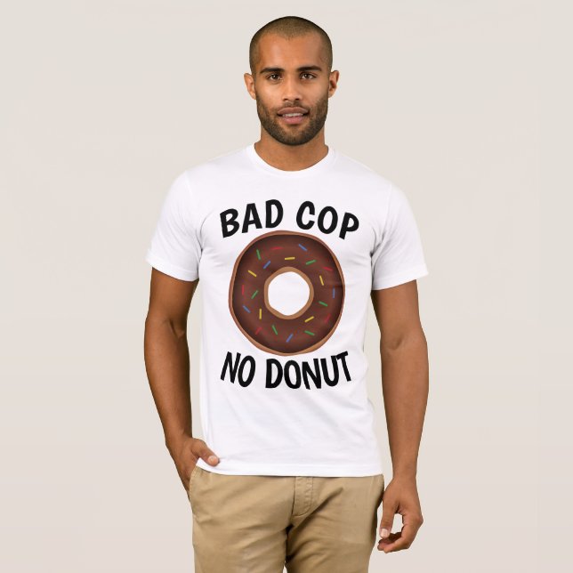 Camisetas BAD COP NO DONUT (Frente Completa)
