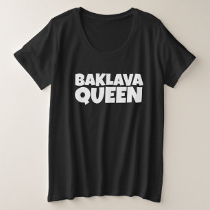 CAMISETAS BAKLAVA QUEEN TAMANHO PLUS