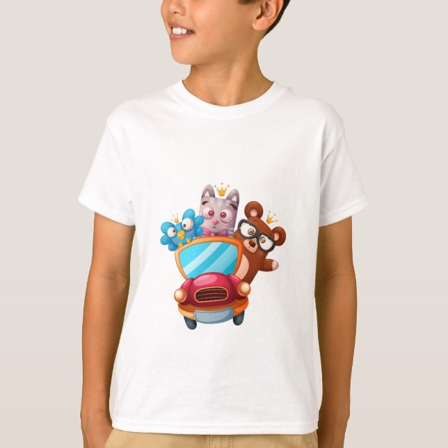 Camisetas Básicas para Crianças: Moles, Confortáve (Frente)