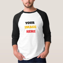 Camisetas Básicas Raglan Personalize Sua Imagem Aq