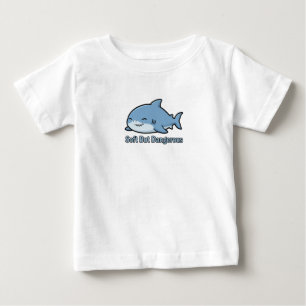 Camisetas Bebê Tubarão Gordinho Sonolento