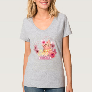 Camisetas bonitinhas de gatos femininas - Engraçad