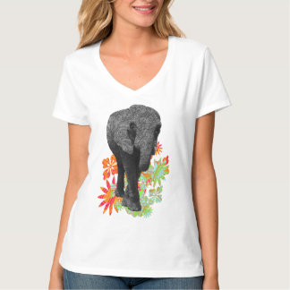 Camisetas bonitos do elefante do Hippie