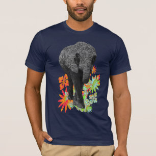 Camisetas bonitos do elefante do hippy